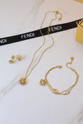 Fendi F Is Fendi Crystal Jewelry Set