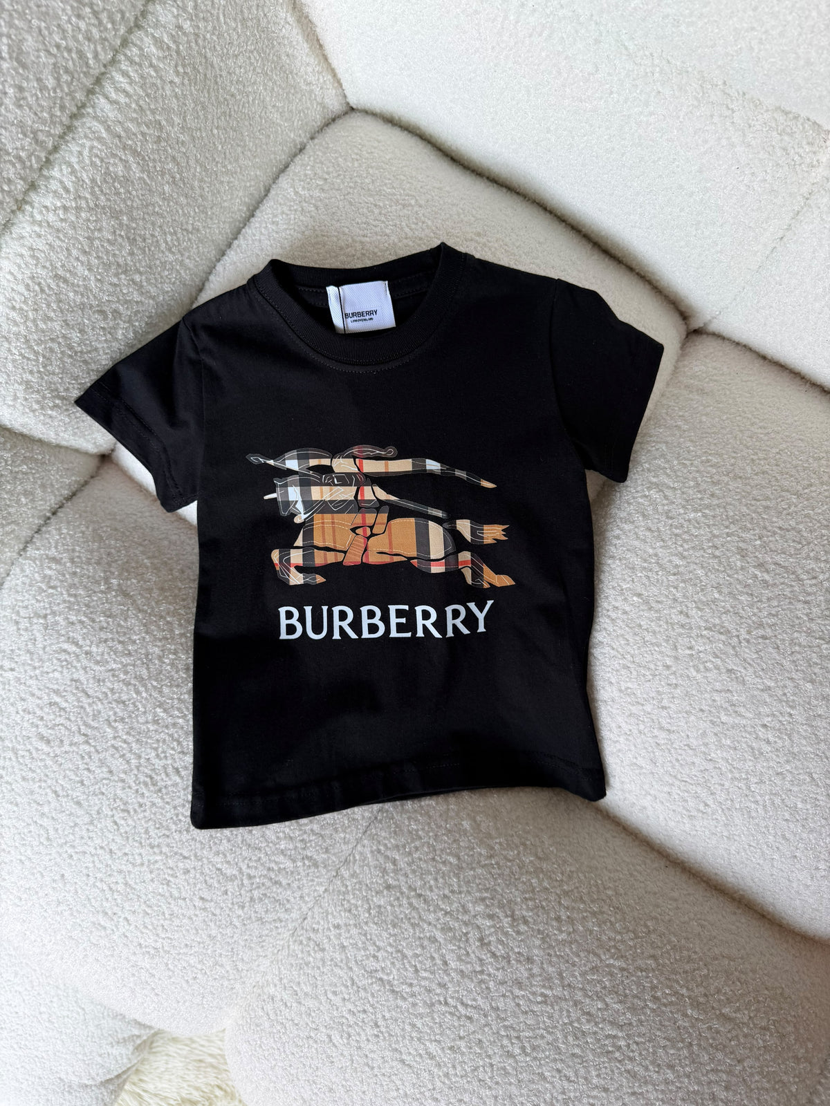 Burberry Kids Check Knight Tee