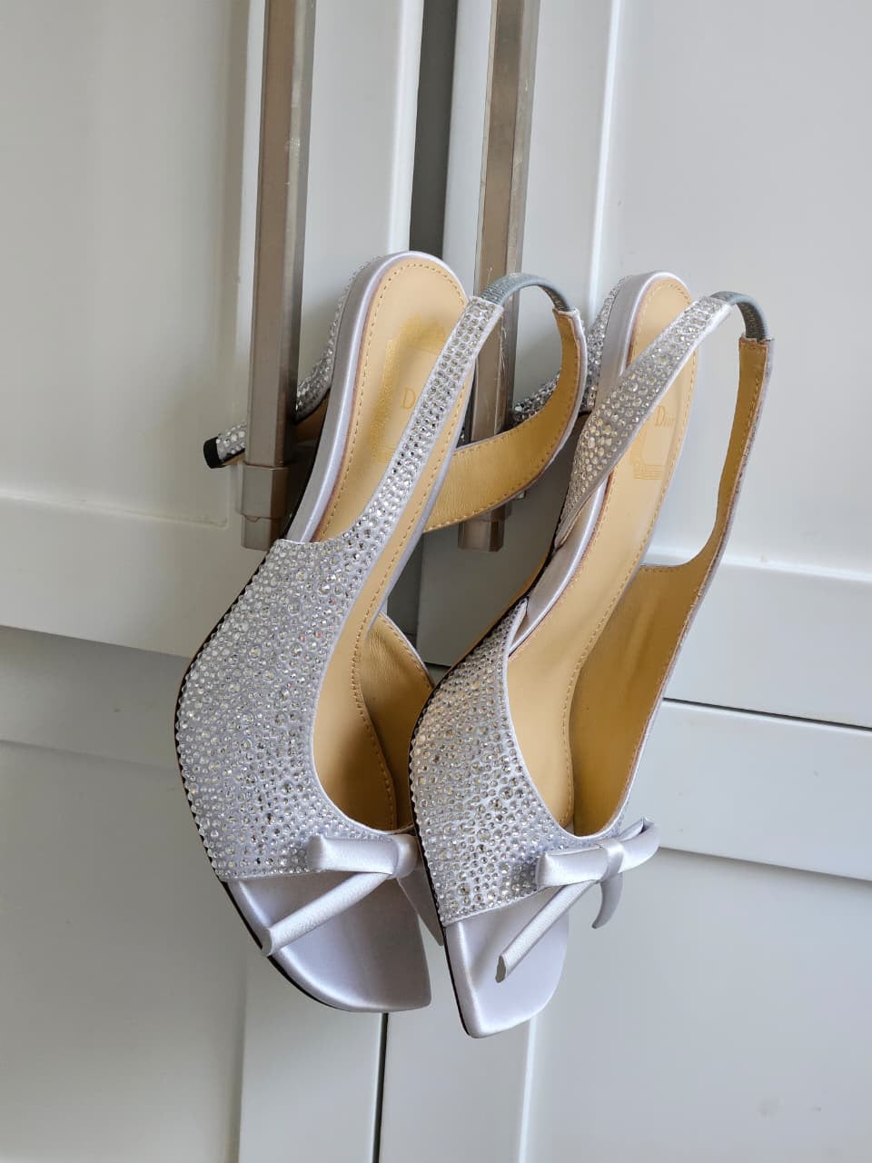 Dior Crystal-Embellished Slingback