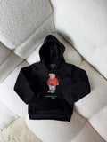Polo Kids Black Bear Hoodie