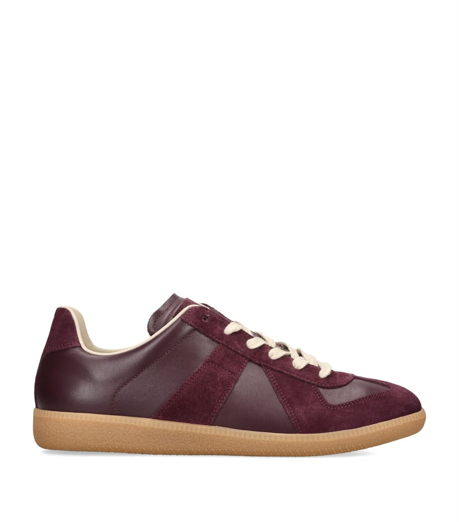 Maison Margiela Replica Calf & Lambskin Leather Sneakers