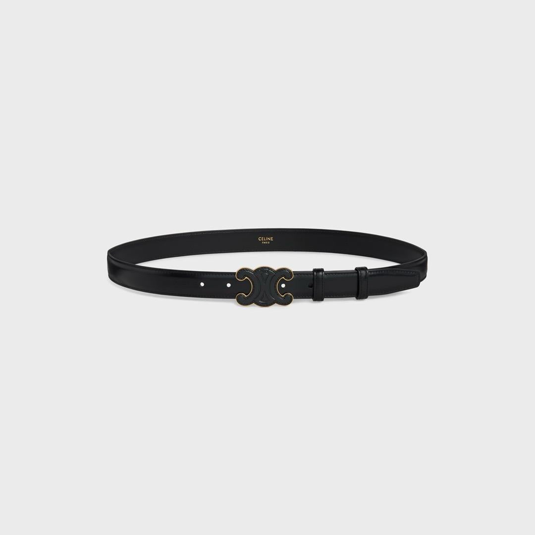 Celine Triomphe Leather Belt