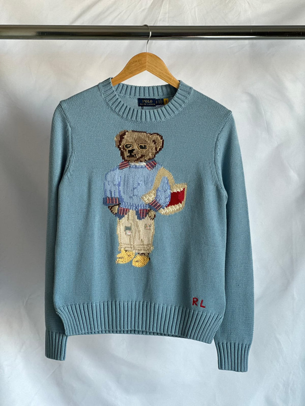 Polo Ralph Lauren — Polo Bear Cotton Crewneck Sweater