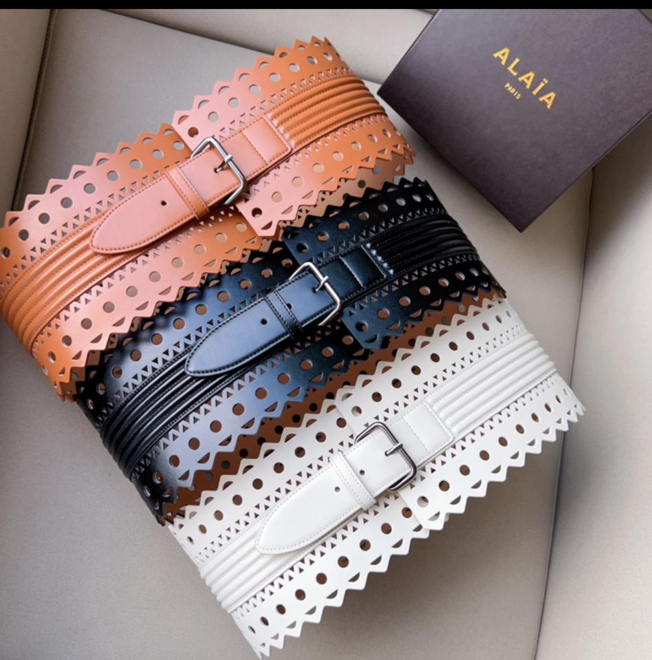 Alaïa Vienne Laser-Cut Corset Belt