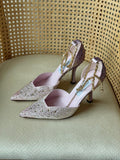 Jimmy Choo Saeda Crystal Chain Pump