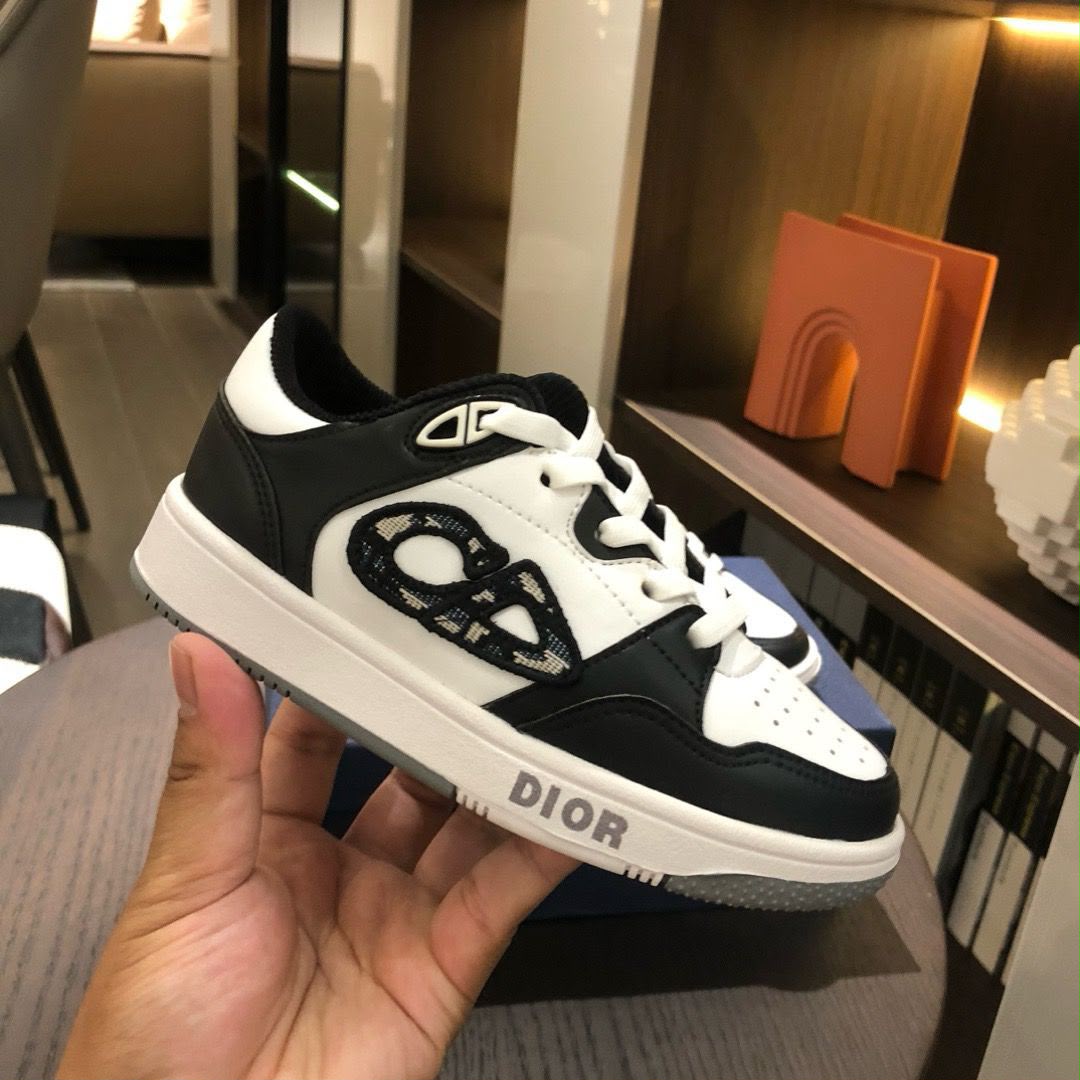Dior Kids Lace Up CD Sneakers