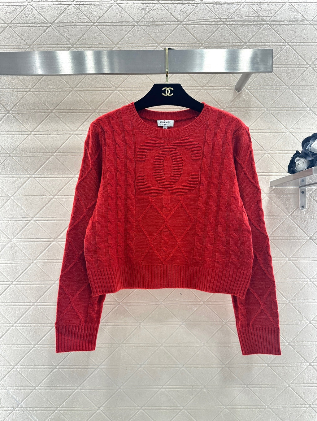 Chanel Cable Knit Sweater