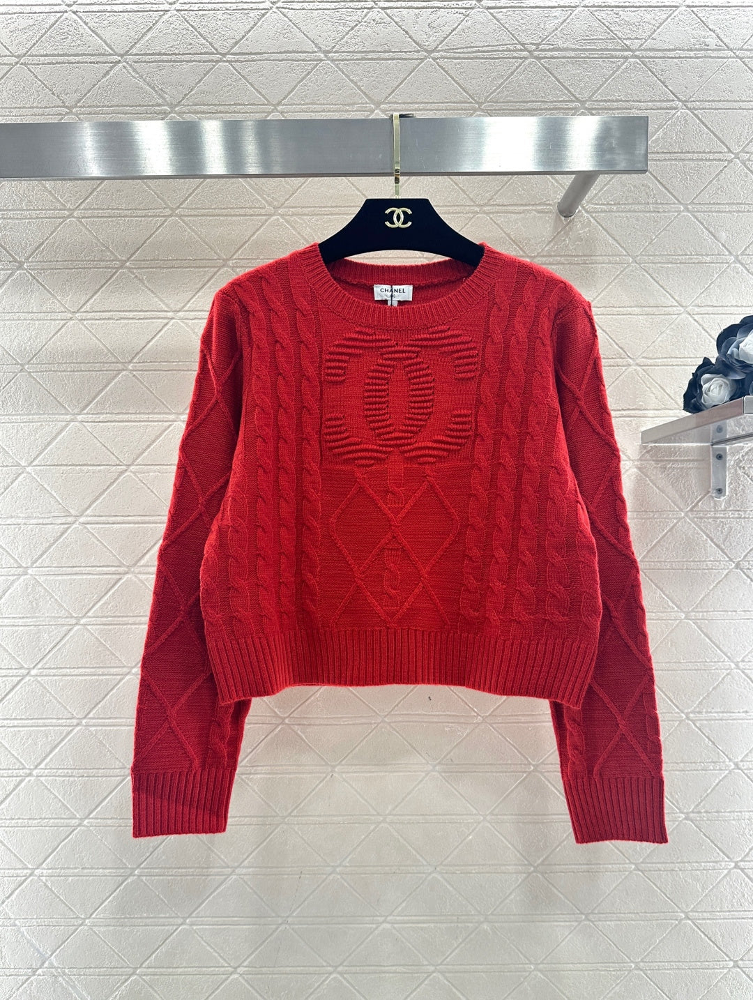 Chanel Cable Knit Sweater