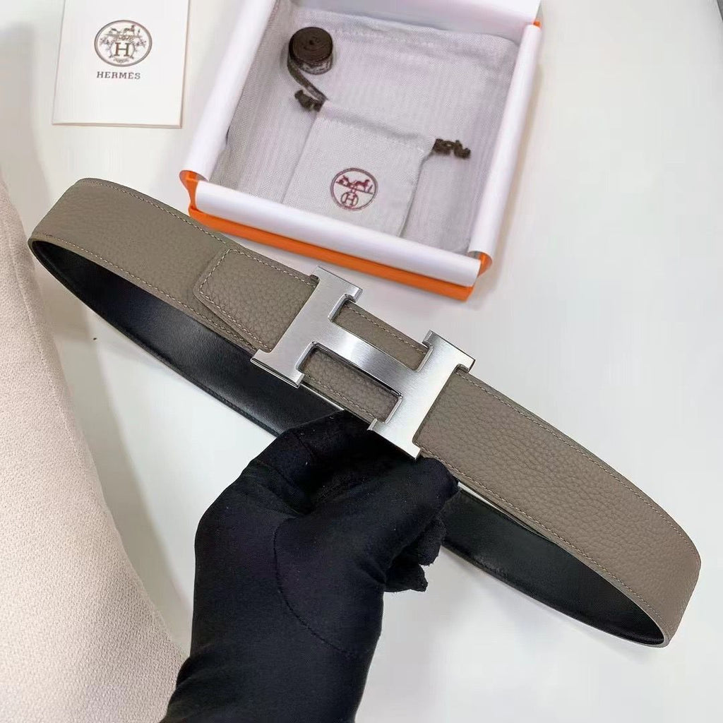 Hermès – Tube H belt buckle & Reversible leather strap 38 mm