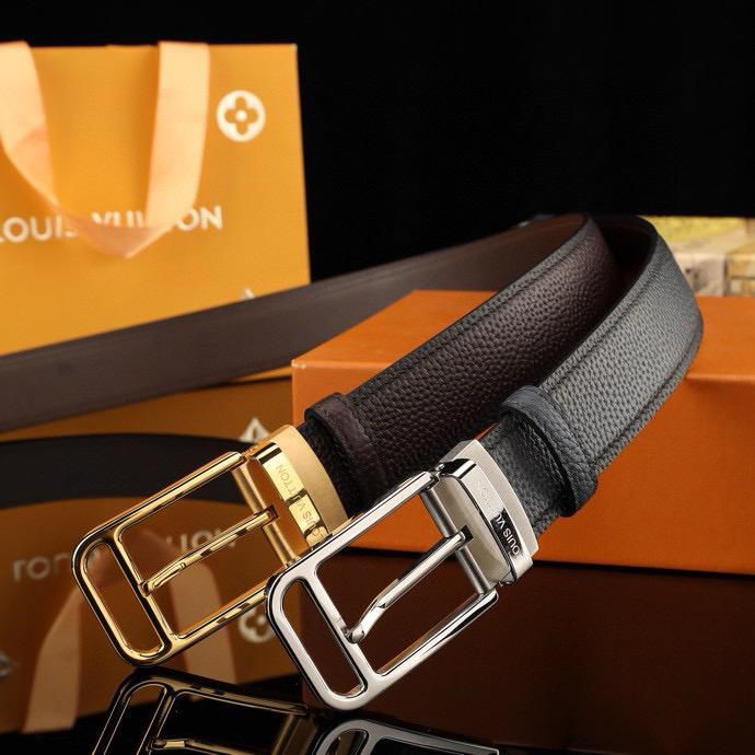 Louis Vuitton Pont Neuf Leather Belt