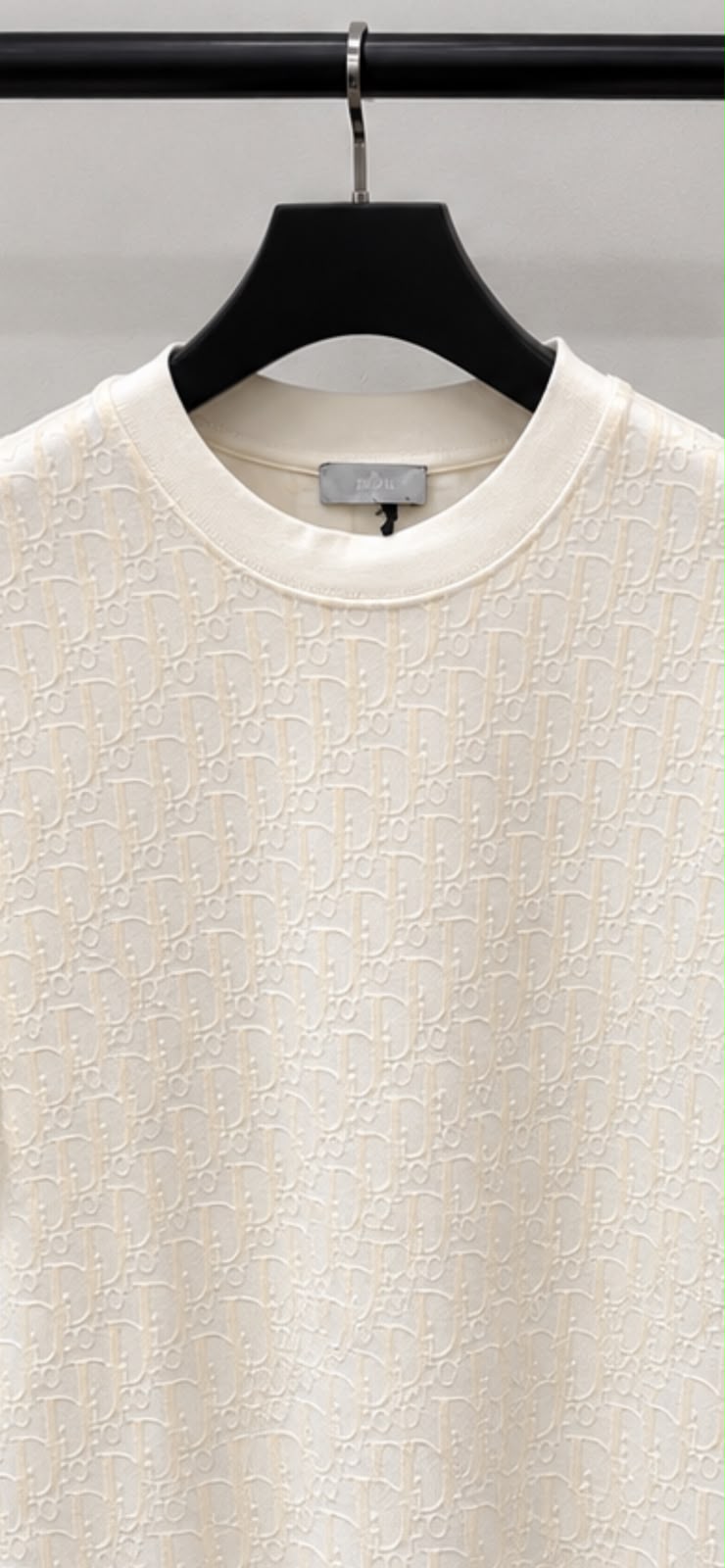 Dior Tonal Monogram T Shirt Shorts Set