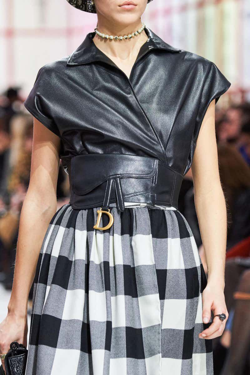 Dior D-Charm Double Buckle Corset Belt