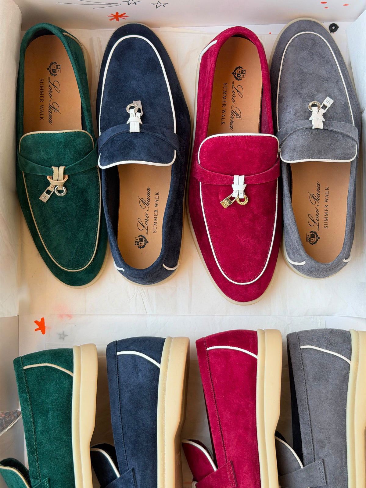 Loro Piana Suede Loafers