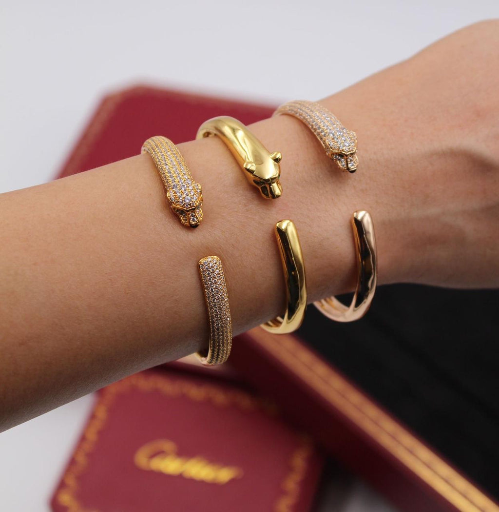Cartier Panthère de Cartier Bracelet with Pavé Diamonds