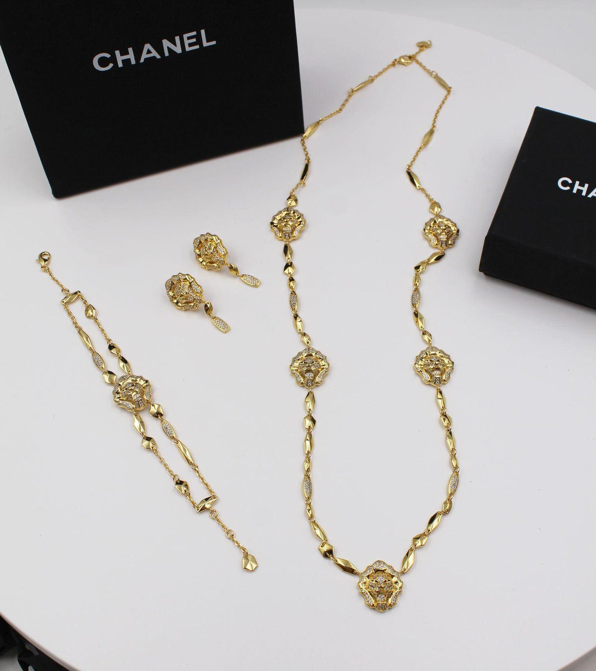 CHANEL – Gold Jewelry Set