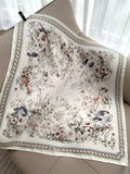 Dior Floral Bird Square Scarf