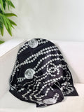 CHANEL Pearl strands and round medallions Square Scarf