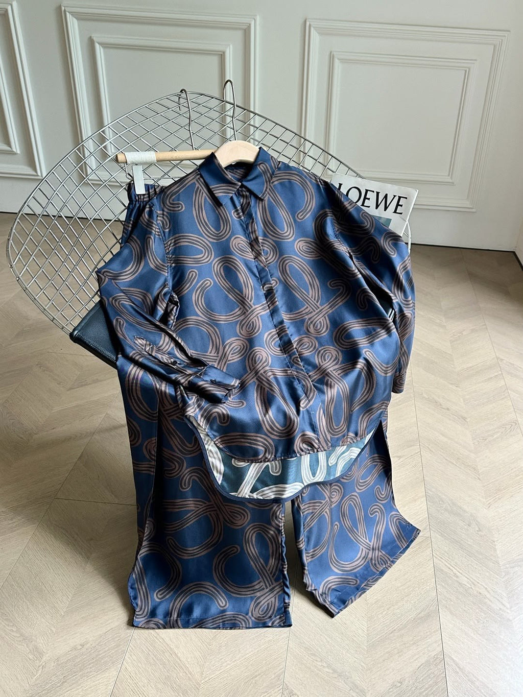 Loewe Printed Silk Twill Shirt