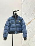 Louis Vuitton Monogram Denim Puffer Jacket