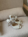 Jimmy Choo Sacora Lace & Crystal-Embellished