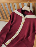 Chanel Sailor Collar Knit Cardigan