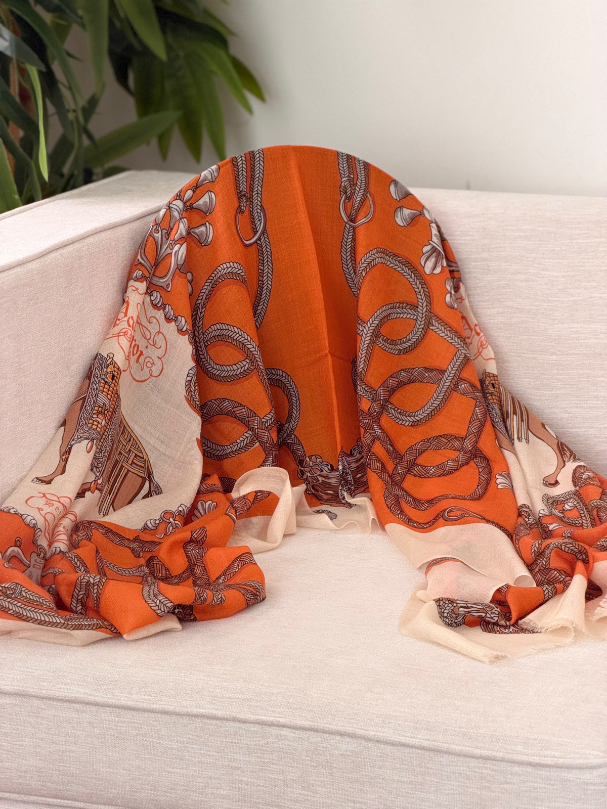 Rope Print Shawl