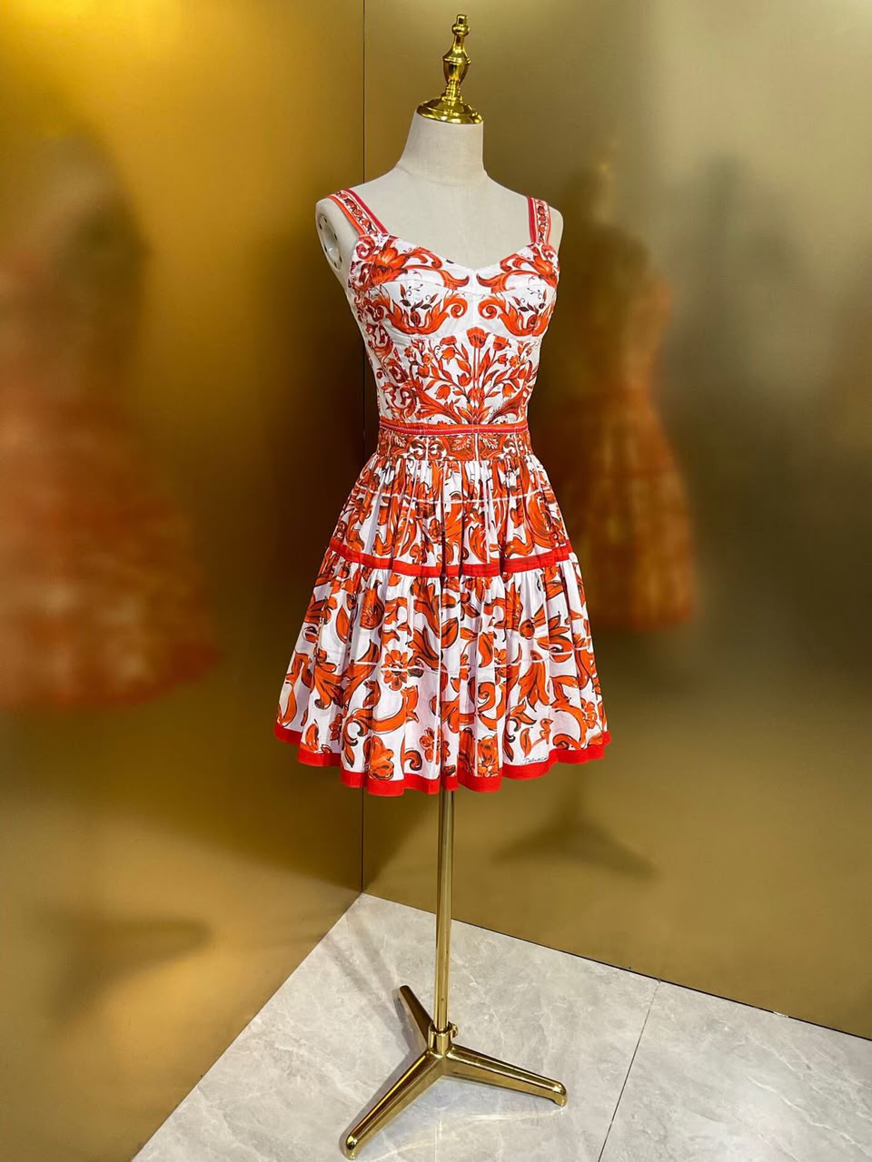 Dolce & Gabbana Majolica-Print Cotton