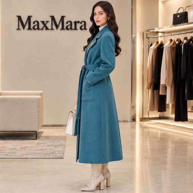 Max Mara Long Lapel Coat