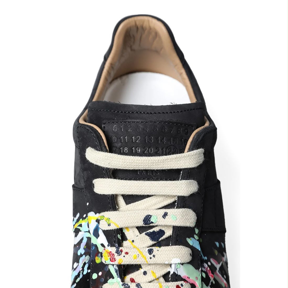 Maison Margiela Replica Calf & Lambskin Leather Sneakers