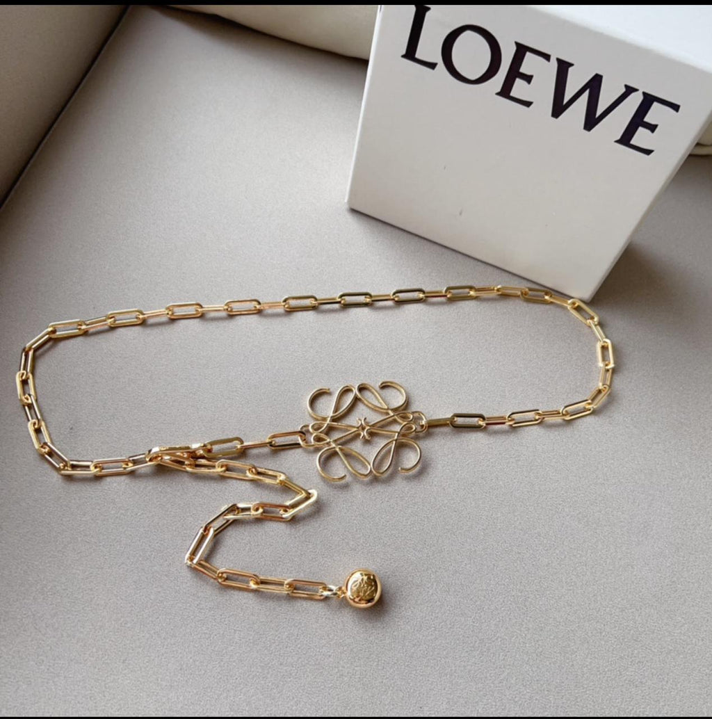 Loewe Anagram Chain Belt