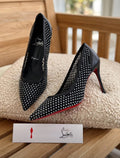 Christian Louboutin Crystal-Embellished Mesh Pumps