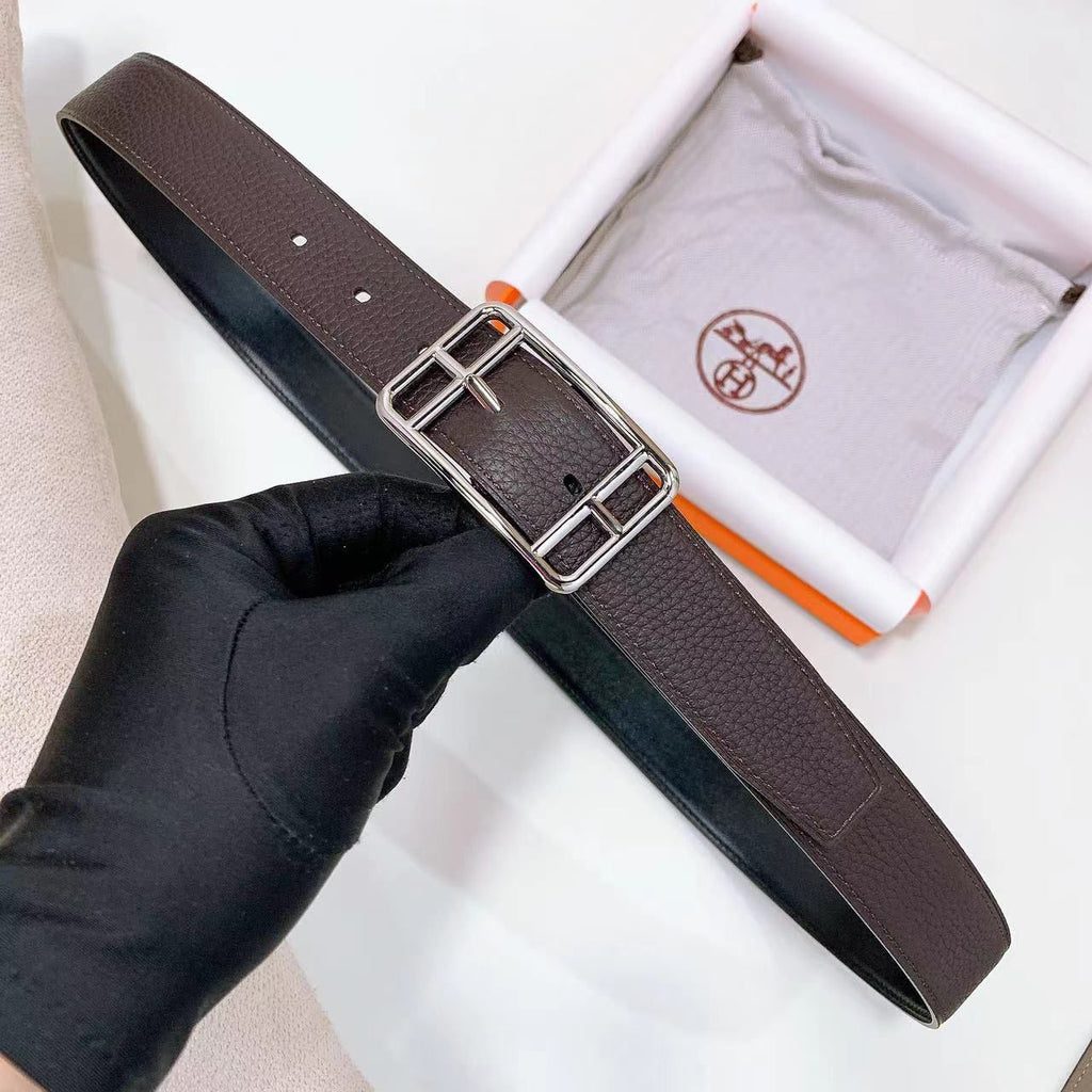 Hermès – Royal belt buckle & Reversible leather