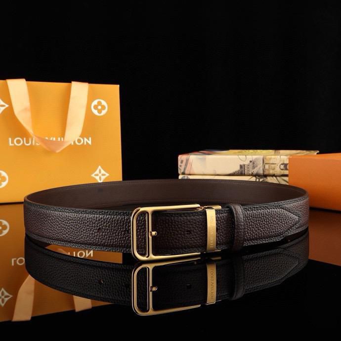 Louis Vuitton Pont Neuf Leather Belt