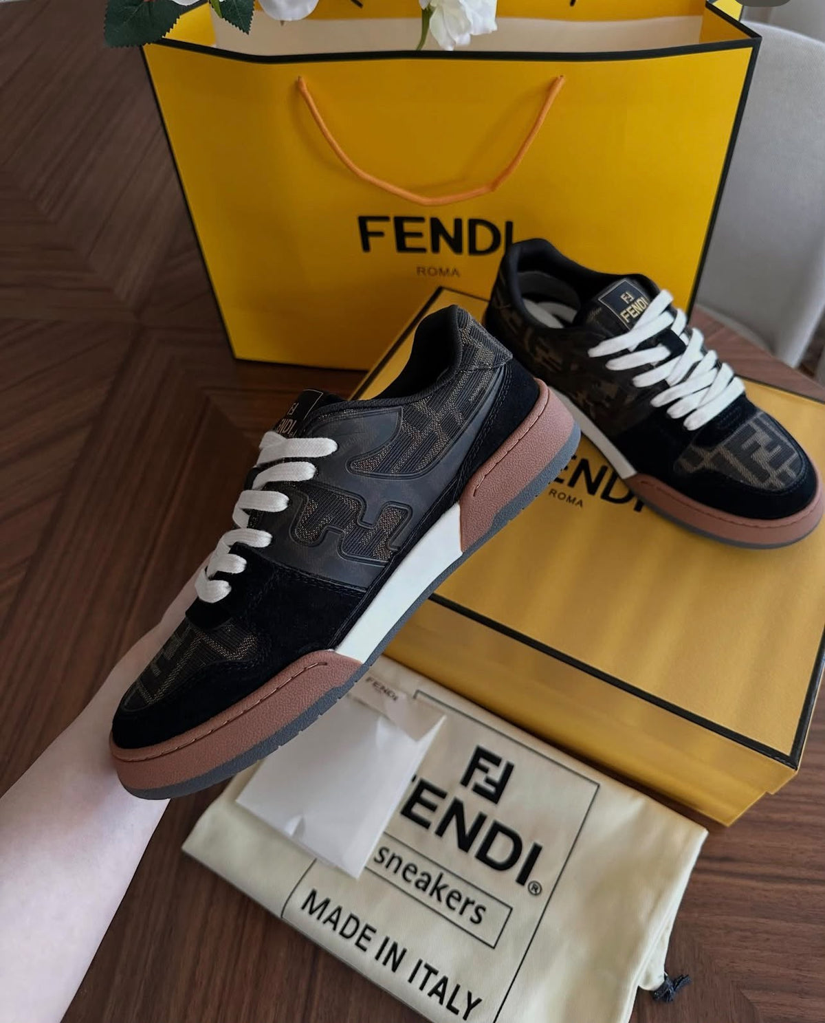 Fendi Match Sneakers