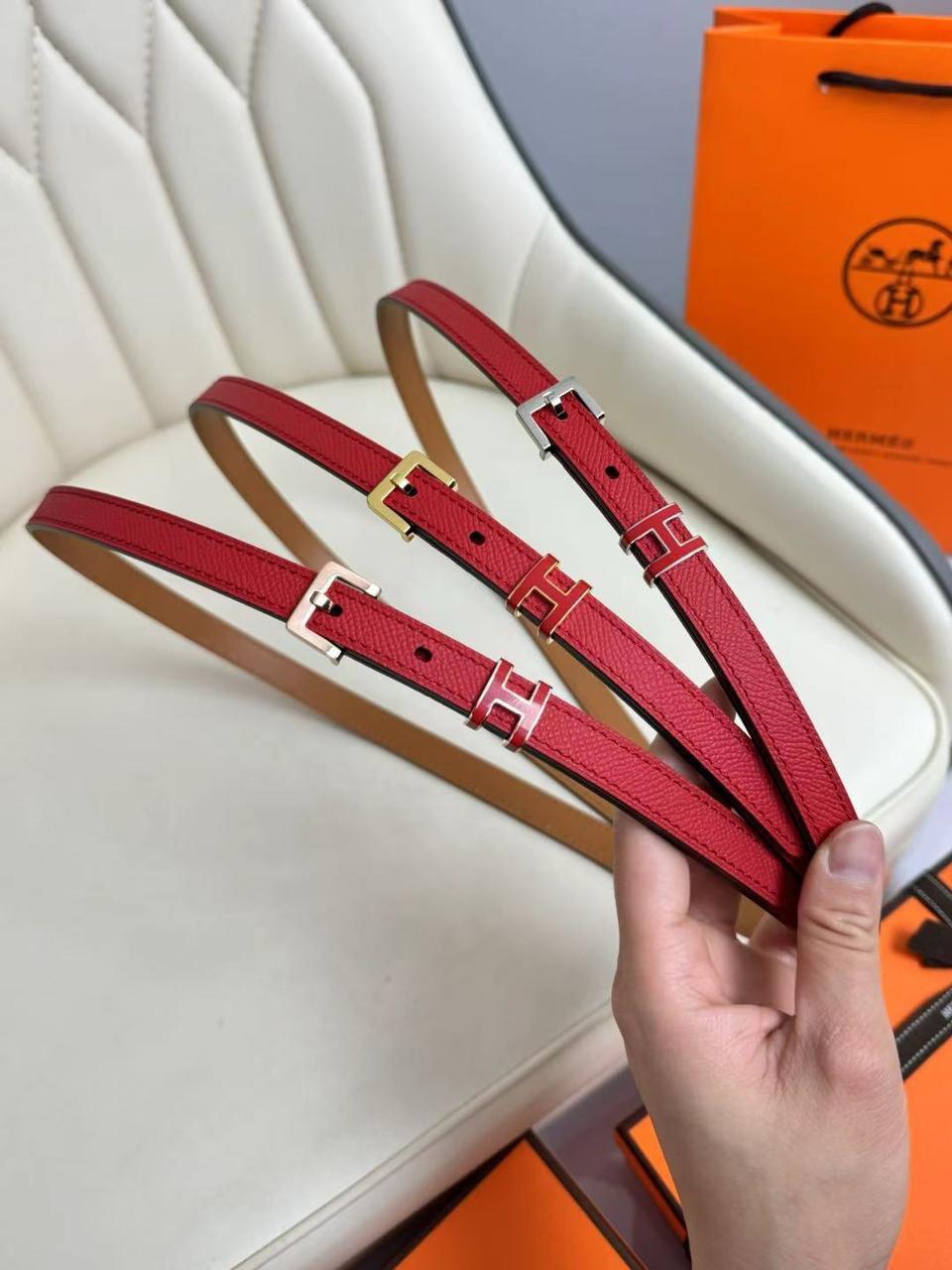 Hermès H Buckle Leather Belt