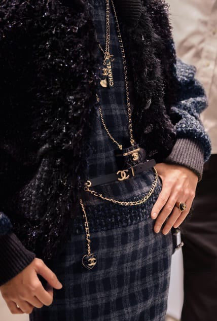 Chanel CC Heart Chain Belt