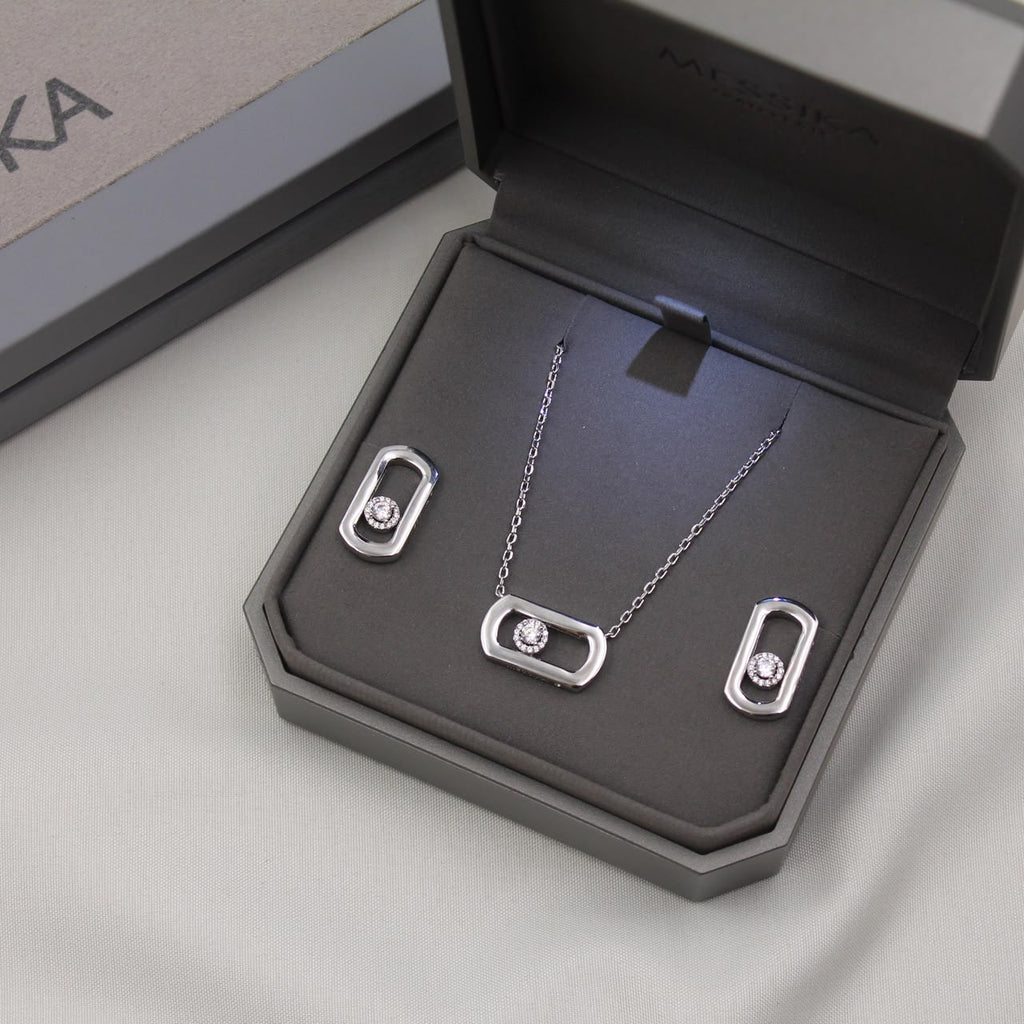 Messika Move Uno Necklace & Earrings