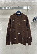 Louis Vuitton — LV x The Darjeeling Limited Embroidered Long-Sleeved Crewneck