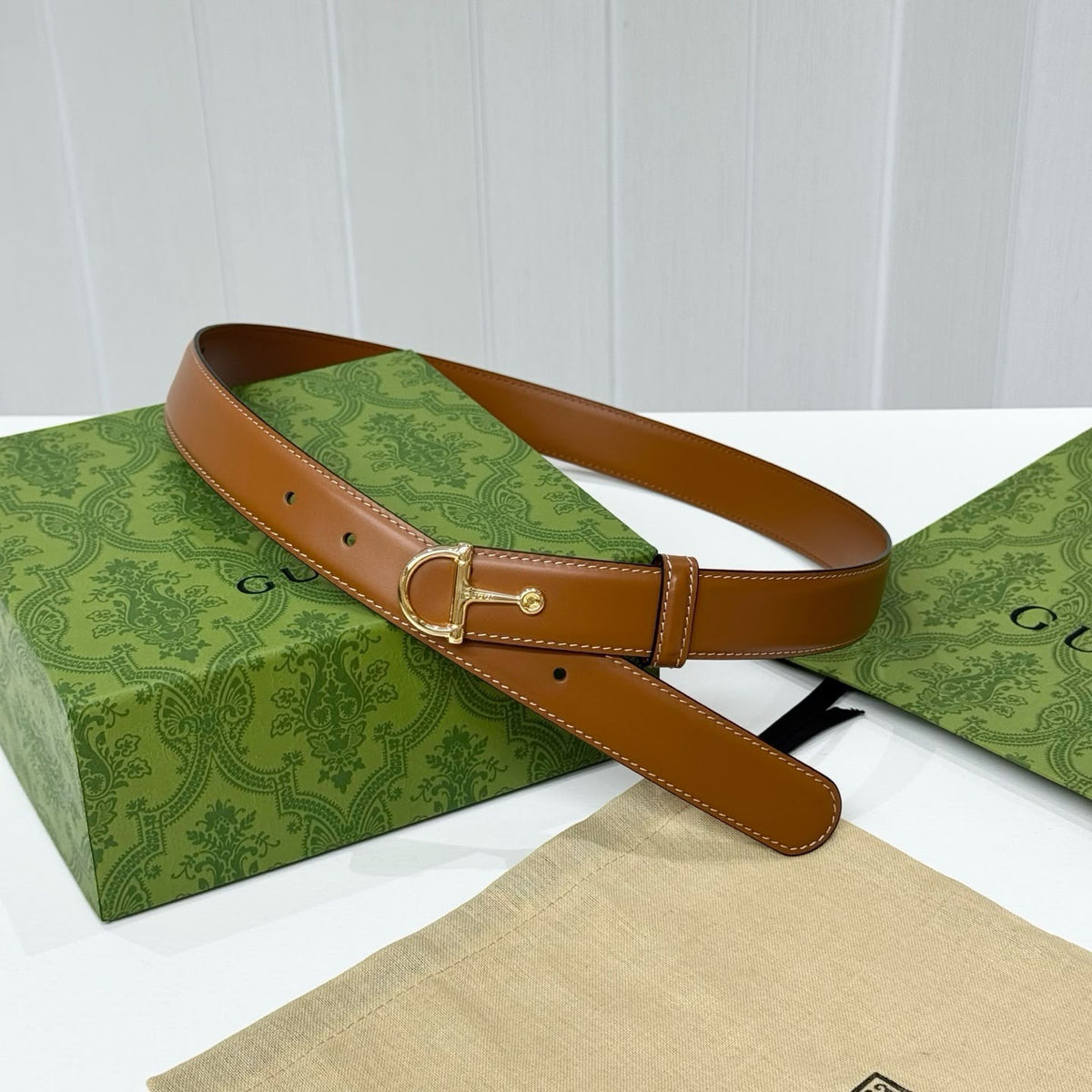 Gucci Horsebit Leather Belt