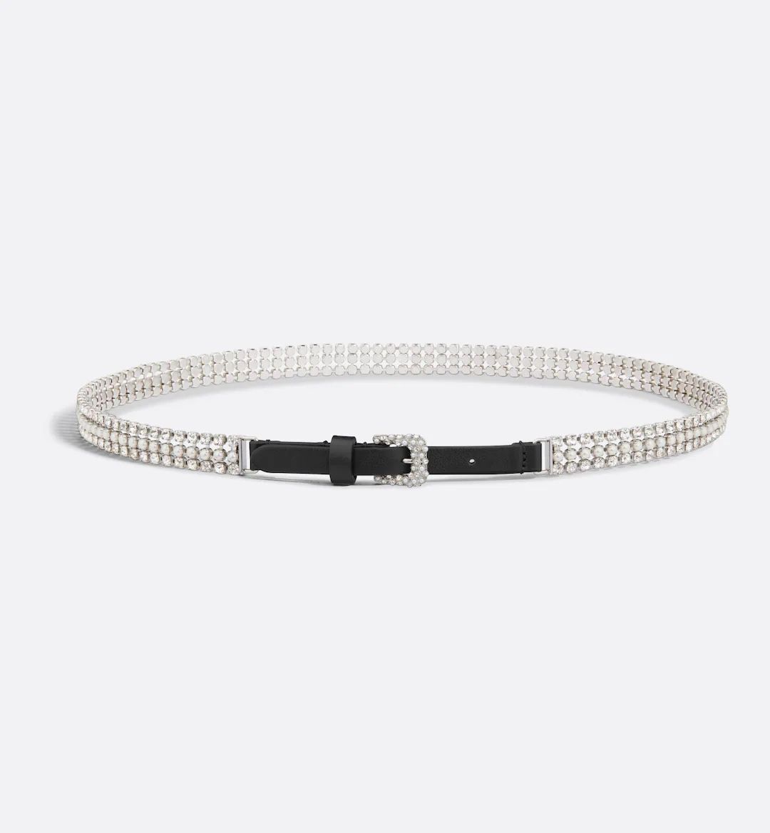 Dior Crystal Embellished Skinny Belt