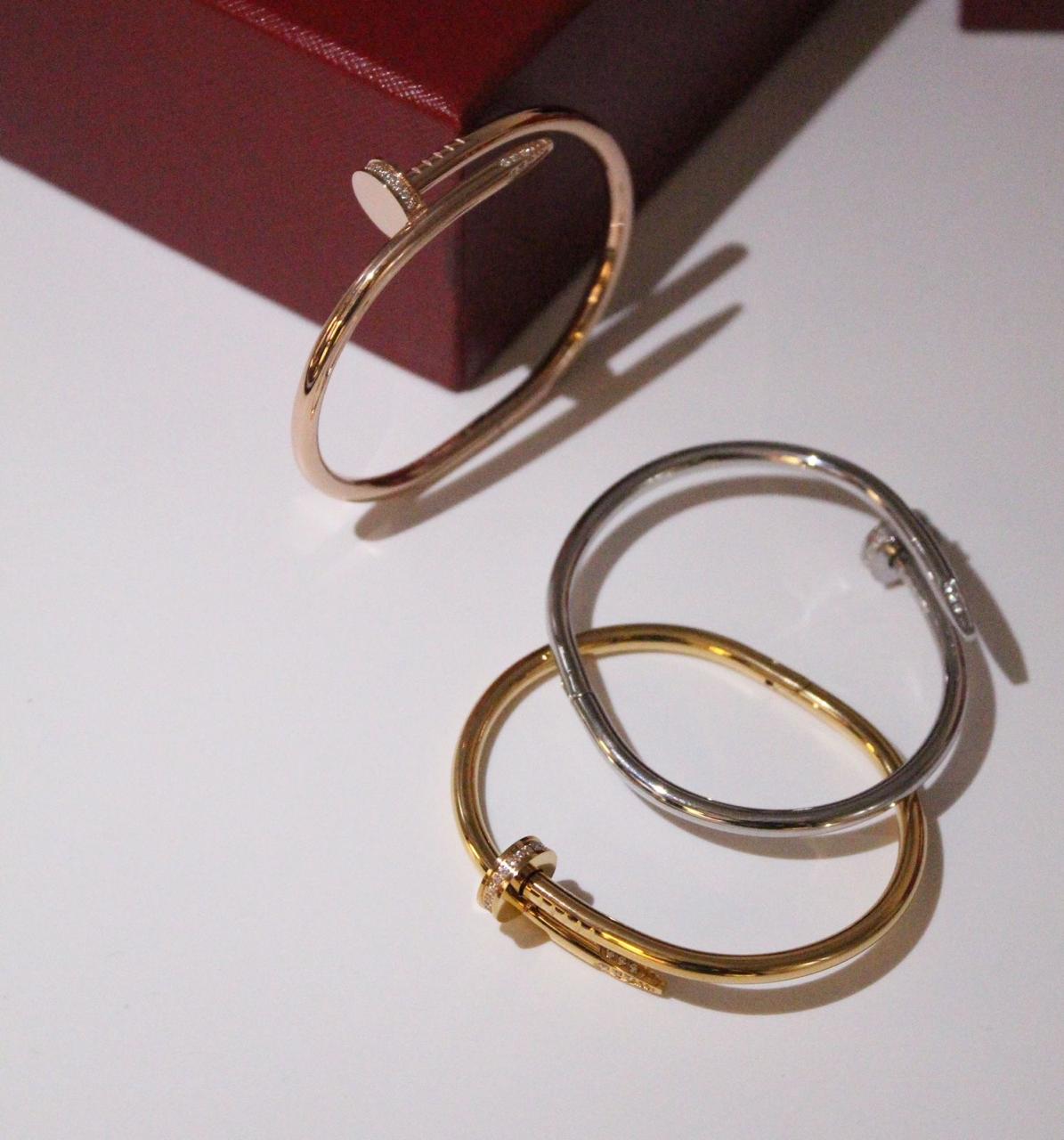 Cartier Juste un Clou Bracelet in Yellow Gold with Diamonds