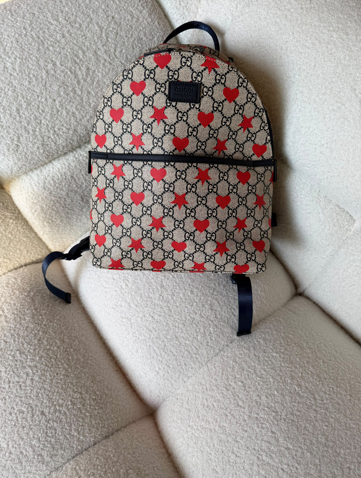 Gucci Kids Hearts and Stars GG Backpack