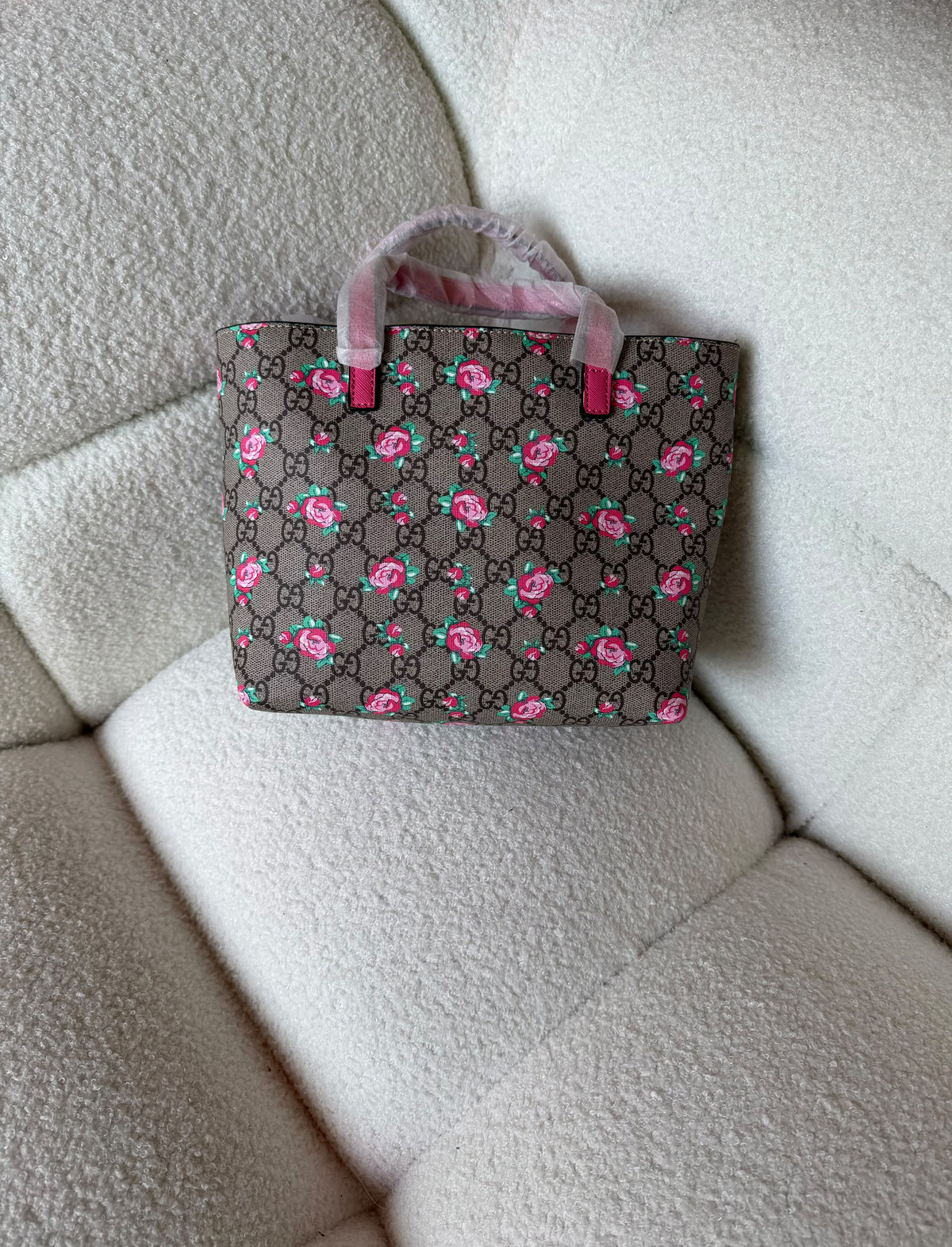 Gucci Kids Floral GG Tote