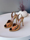 Aquazzura Metallic & Crystal