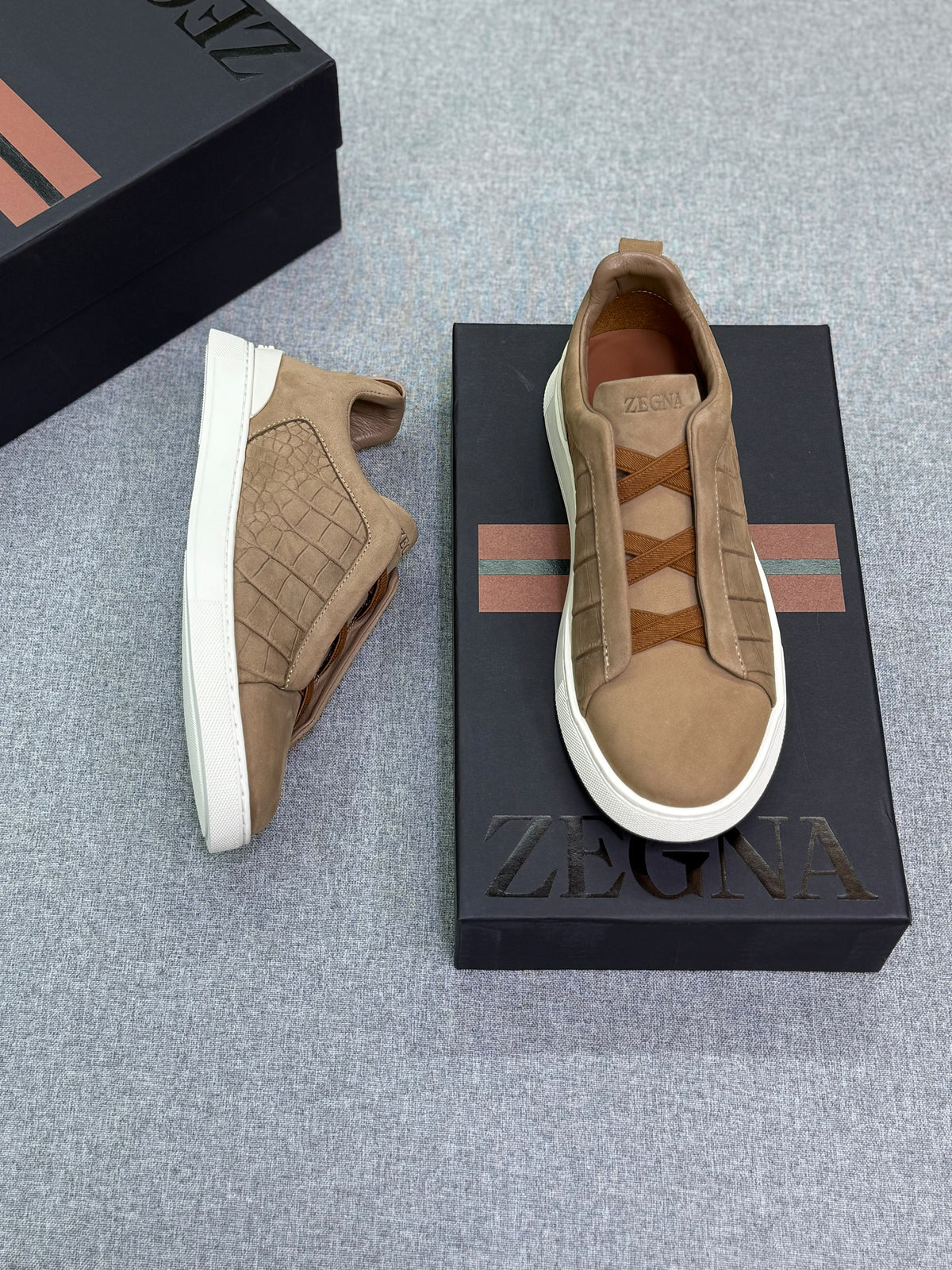 Zegna Luxury Casual Low-Top Sneakers