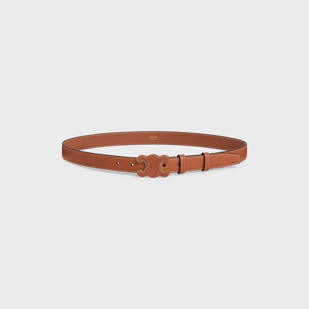 Celine Triomphe Leather Belt