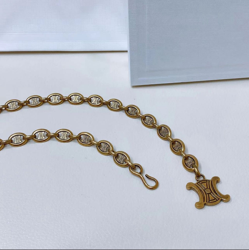 Celine Triomphe Chain Belt