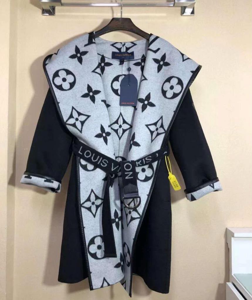 Louis Vuitton Monogram Wrap Coat