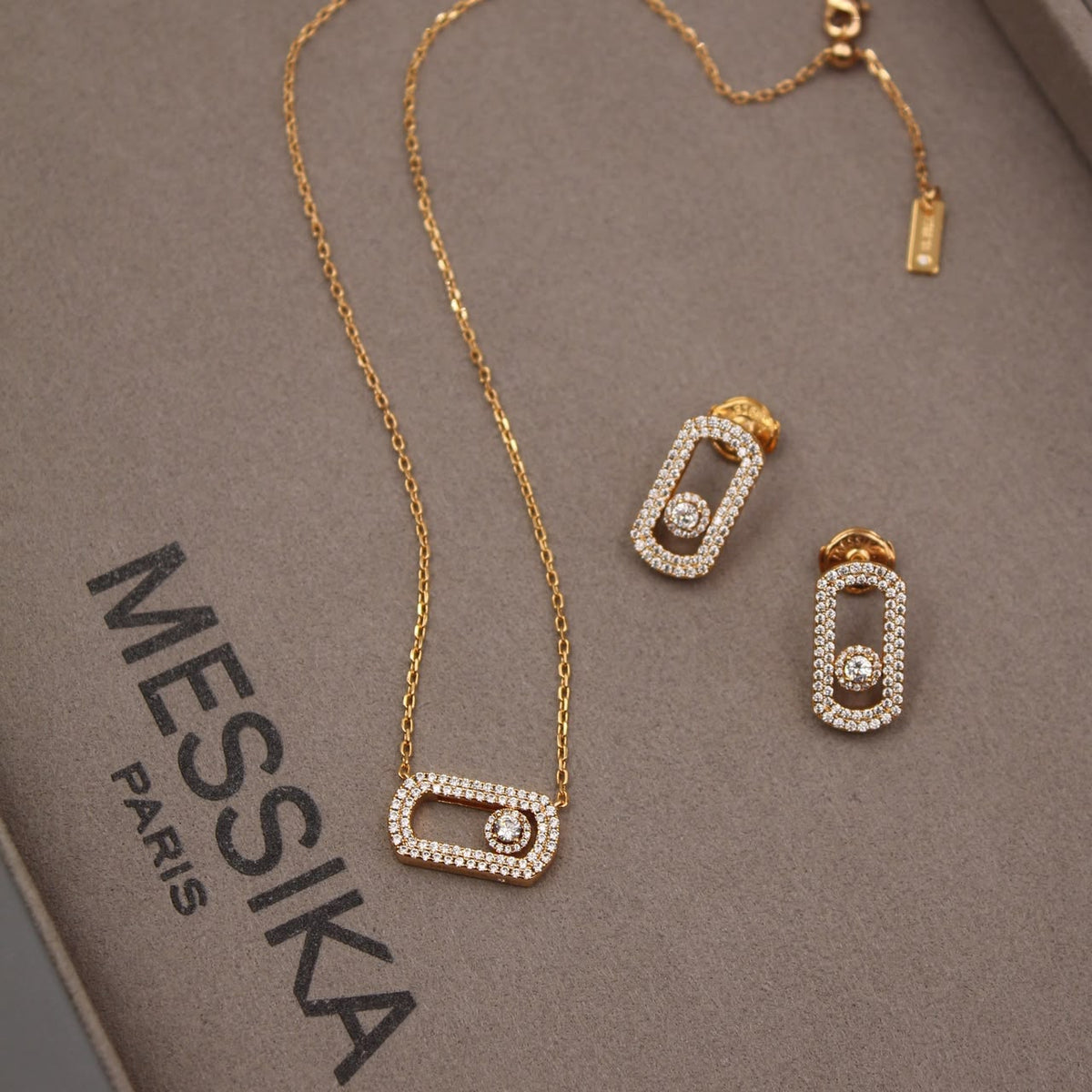 Messika Move Uno Necklace & Earrings