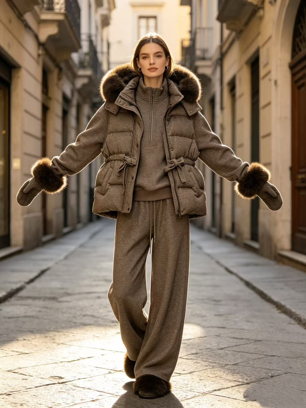Loro Piana Luxury Cashmere Tracksuit Set